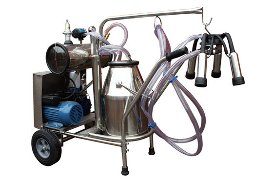 Vakum Pompalı Çiftlik Elektrikli 1.1kw İnek Sağım Makinesi