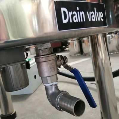 200 Litre 304 Paslanmaz Çelik Pastörizatör Korozyon Direnci