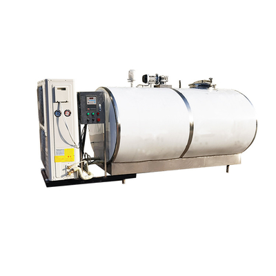 Soğutmalı Depolama Süt Soğutma Tankı 304ss 2000 Litre Yatay