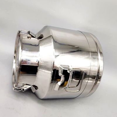 15L Mini kapasiteli Kapalı kova 304 Paslanmaz çelik 1.0mm Kalınlık süt kutusu