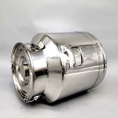 20L Ss201 Paslanmaz çelik 1.0mm Kalınlık Mühür varilleri süt kabı