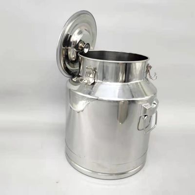 Metal Yoğunlaştırılmış SS Saklama Kapları Kapaklı 15L Süt Kovası