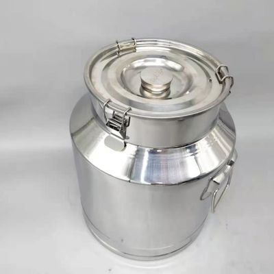 Metal Yoğunlaştırılmış SS Saklama Kapları Kapaklı 15L Süt Kovası