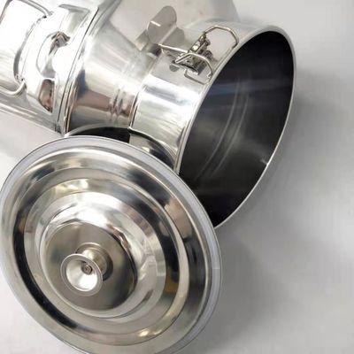 Metal Yoğunlaştırılmış SS Saklama Kapları Kapaklı 15L Süt Kovası