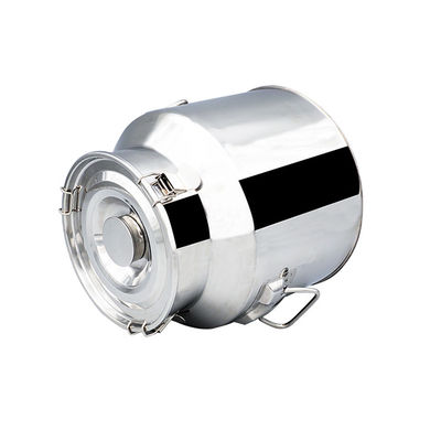 25L SS304 Metal Depolama Tankı Çay Can Kahve Şekeri Mühürlü Taşıma Süt Kutuları