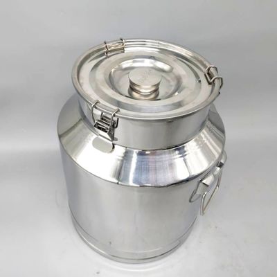 25L SS304 Metal Depolama Tankı Çay Can Kahve Şekeri Mühürlü Taşıma Süt Kutuları