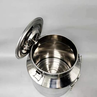 Depolama Taşıma 25L Paslanmaz Çelik Süt Tenekesi 30.5cm * 44.9cm