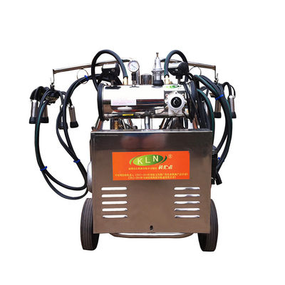 Süt Çiftlikleri 110V Vakum Pompalı Taşınabilir Sağım Makinesi