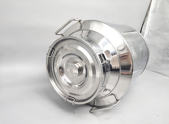 Paslanmaya Dayanıklı 1.0mm 50 Litre Paslanmaz Çelik Süt Mühürlü Depolamada Çiftlik Olabilir