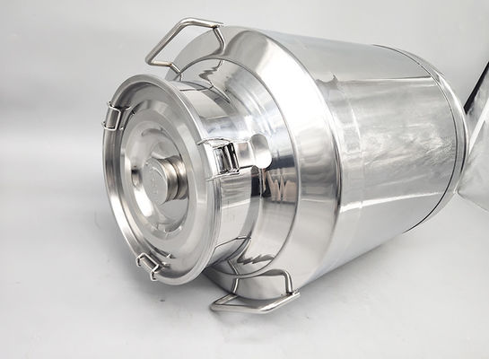 Paslanmaya Dayanıklı 1.0mm 50 Litre Paslanmaz Çelik Süt Mühürlü Depolamada Çiftlik Olabilir