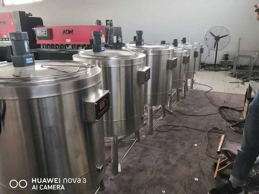 İleri Teknolojili 500L No Rust paslanmaz çelik pastörizatör Makinesi