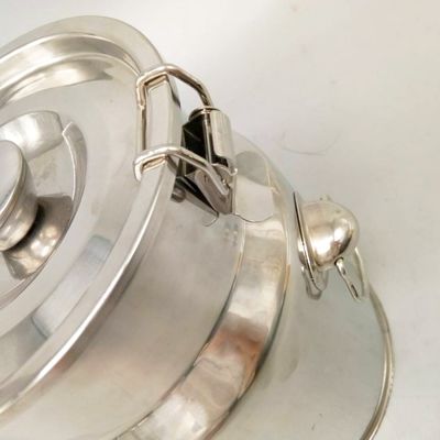 SS201 5 Litre Paslanmaz Çelik Kova Kapaklı 0.8mm Kalınlık