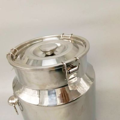 Şarap Çiftliği Depolama Kapaklı Paslanmaz Çelik Süt Kabı 11 Litre kullanın