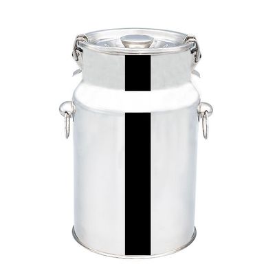 Mini 5L Kapaklı Süt Kovası Paslanmaz Çelik Süt Kovası Kapalı Kutular