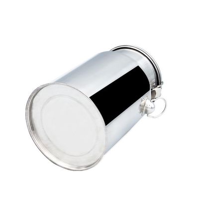 Mini 5L Kapaklı Süt Kovası Paslanmaz Çelik Süt Kovası Kapalı Kutular