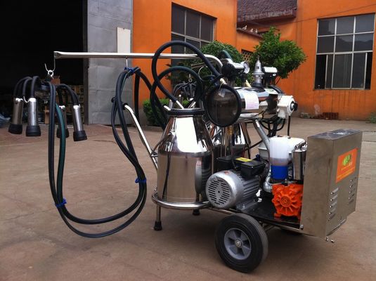 Benzinli Motorlu Taşınabilir Gıda Sınıfı SS Mobil Sağım Makinesi