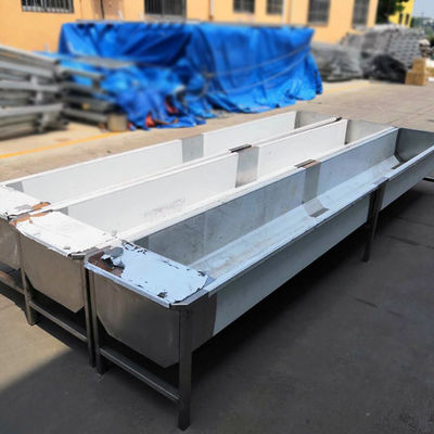 1.2mm Paslanmaz Çelik İçme Teknesi 250W Çiftlik Hayvan Besleme Tekneleri
