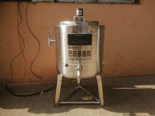 Elektrikli 6kw 50 Litre Süt Pastörizatörü Gıda Sınıfı Paslanmaz Çelik