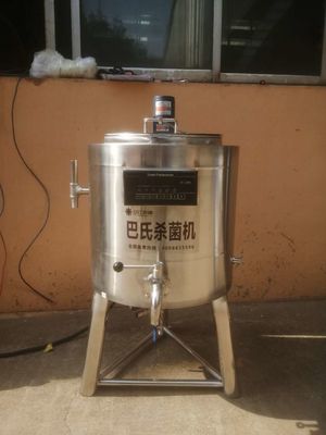 Elektrikli 6kw 50 Litre Süt Pastörizatörü Gıda Sınıfı Paslanmaz Çelik