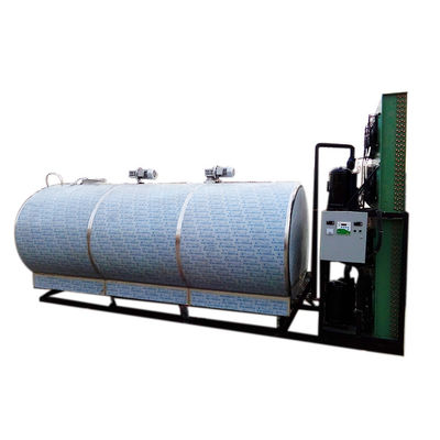 Çiğ Süt Soğutma İçin 1000 Litre Süt Toplama Süt Depolama Tankı