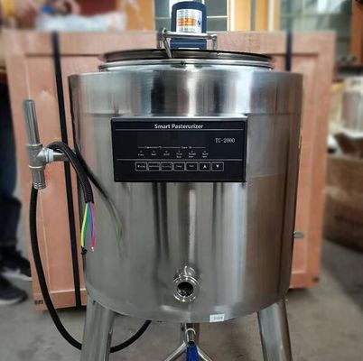 200 Litre 304 Paslanmaz Çelik Pastörizatör Korozyon Direnci