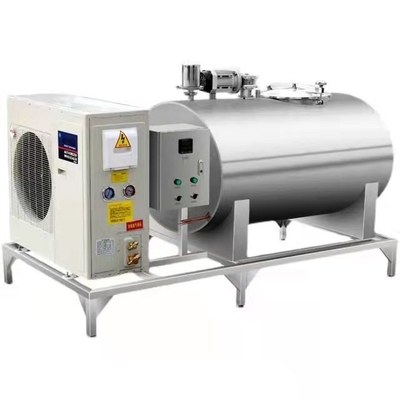 Toplu Süt için 1000 Ltr Paslanmaz Çelik Süt Soğutma Tankı Süt Soğutma Ekipmanları