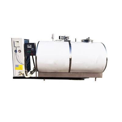 Soğutmalı Depolama Süt Soğutma Tankı 304ss 2000 Litre Yatay