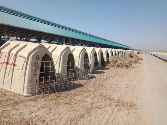 Hayvancılık ISO Plastik Buzağı Barınakları Poly Dome Buzağı Barınağı